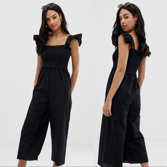 ASOS Pants - ASOS Frill Sleeve Jumpsuit
